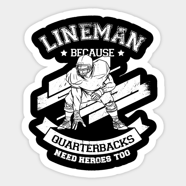 American Football Offensive Lineman Gift Sticker by Dolde08